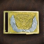 Civil War - Union Sword Belt Buckle - Brass and Steel