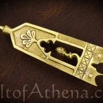 Medieval Brass Belt Chape