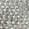 WANM - Chainmail Half Hauberk - Wedge Riveted Flat Rings Alternating with Solid Flat Rings