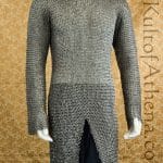 DANM Chainmail Hauberk - Alternating Dome Riveted Flat Rings