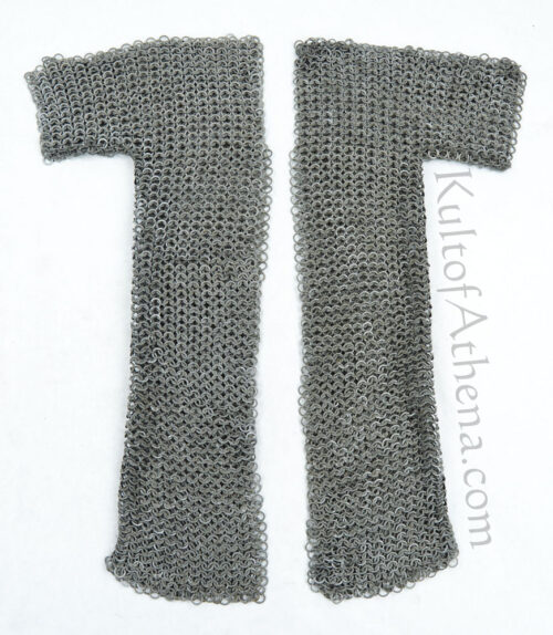 WANM Chainmail Voiders - Alternating Mild Steel Wedge Riveted Flat Rings and Solid Flat Rings