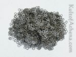 DFNM 1 kg Loose Chainmail Rings - Mild Steel Dome Riveted Flat Rings with Rivets 18 Gauge / 7 mm