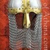 Russian Medieval Boyar Helm with Chain Mail Camail
