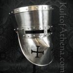 Crusader's Helm - 16 Gauge Steel