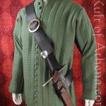 Leather Twin-Buckle Baldric - Black - Right Handed