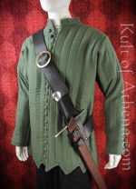 Leather Twin-Buckle Baldric - Black - Right Handed