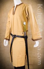 Double Strap Hanging Sword Belt - Black