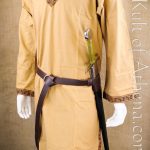 Double Strap Hanging Sword Belt - Brown