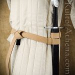 Double Strap Hanging Sword Belt - Natural
