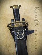 Black Leather Sword Frog