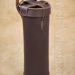 Leather Bottle Holder - Dark Brown