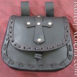Paladin Pouch - Black Leather