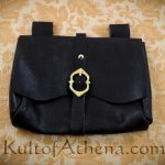 Messenger Pouch - Black Leather