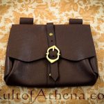 Messenger Pouch - Brown Leather