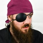Leather Pirate Eye Patch