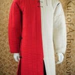 Side-Buckled Gambeson - Red and Natural Duo Tone