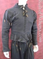 15th Century Arming Doublet - Black
