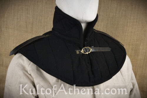 Padded Gambeson Collar - Black