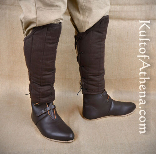 Padded Greaves - Brown