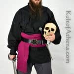 Cotton Pirate / Renaissance Shirt - Black