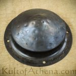 Conical Shield Boss - 16 Gauge - Hand Hammered Finish