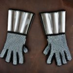 BRZM Chainmail and Splinted Plate Gauntlets - Size XL