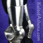 14th - 15th Century Gothic Leg Armor - 16 Gauge