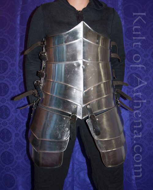 Woman's Torso Armor - Lower Torso Armor and Tassets - 20 Gauge Steel