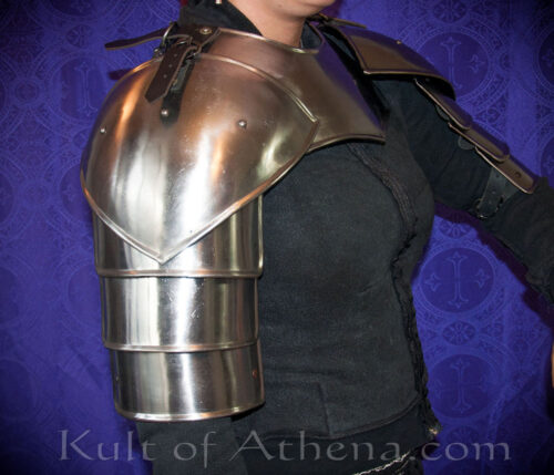 Women's Pauldrons - 20 Gauge Steel