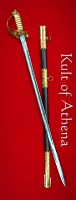 British Royal Navy Dress Saber with leather grip - Universal Swords