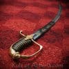 Napoleonic Imperial Guard Light Cavalry Saber with blued-gilt blade