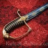 Napoleonic Imperial Guard Light Cavalry Saber with blued-gilt blade