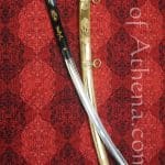 Napoleonic Imperial Guard Light Cavalry Saber with blued-gilt blade