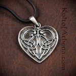 Celtic Knotwork Heart Pendant