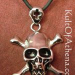Double Cross Skull Pendant