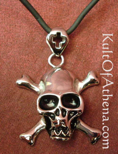 Double Cross Skull Pendant