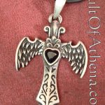 Angel Wing Cross Pendant