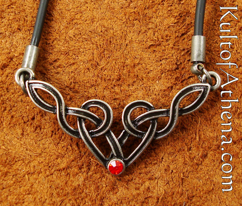 Celtic Love Knot Red Leather Bracelet Womenceltic Love Knot 