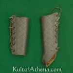 Archer's Leather Gauntlets - For Left-Handed Archer - Brown