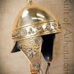 Celtic Montefortino Helm - Brass