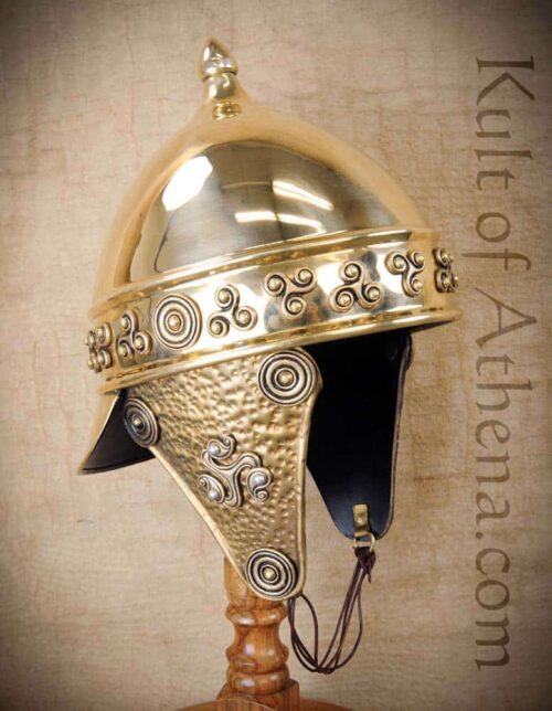 Celtic Montefortino Helm - Brass