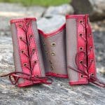 RFB Double Sword Back Harness - Red and Brown