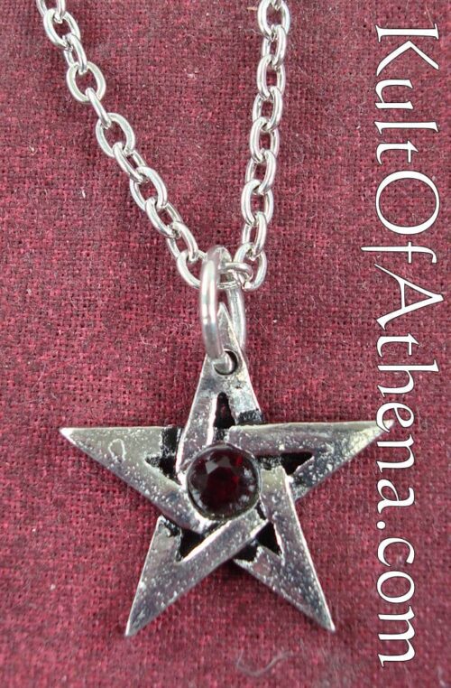 Crystal Pentagram Pendant
