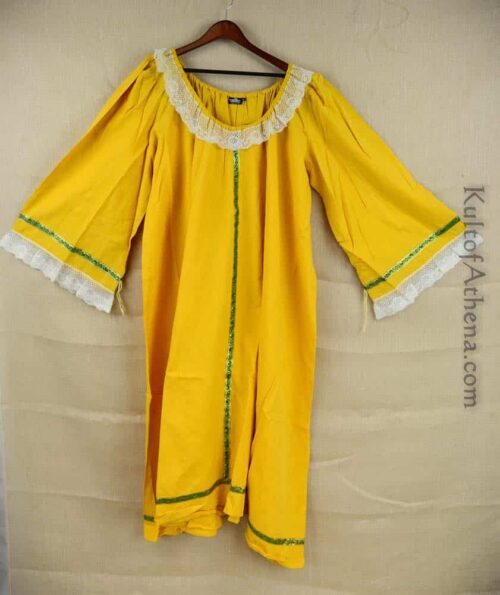 Yellow Chemise Under-Dress