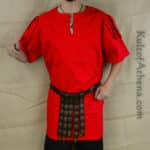 Roman Legionary Tunic with Shoulder Pteruges - Close Out