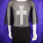 BRBM Templar Chainmail Haubergeon Butted - Zinc Coated - Mild Steel- Large - Close Out