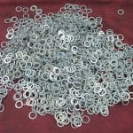 1 kg Loose Split Flat Chainmail Rings - Mild Steel