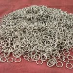 BRNS 1 kgs Loose Chainmail Rings - Stainless Steel Round Rings 16 Gauge / 9mm - Butted - Close Out