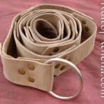 Leather Segmented Medieval Belt - Tan - Close Out