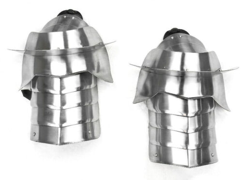 Knight's Steel Pauldrons - 20 Gauge Steel